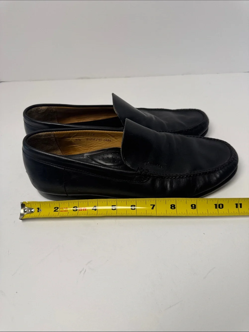 CHURCH'S VTG? Men's Classic Black Leather Slip-On Loafers Minimal UK 9.5 US 10.5